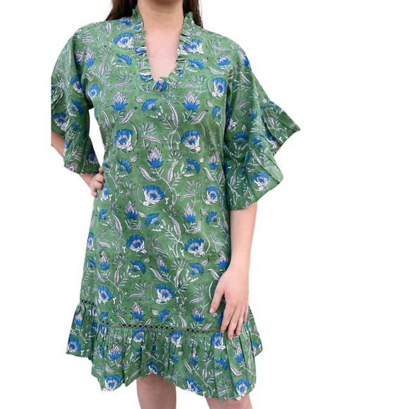 Fitzroy and Willa Soleil Dress Sand Palm